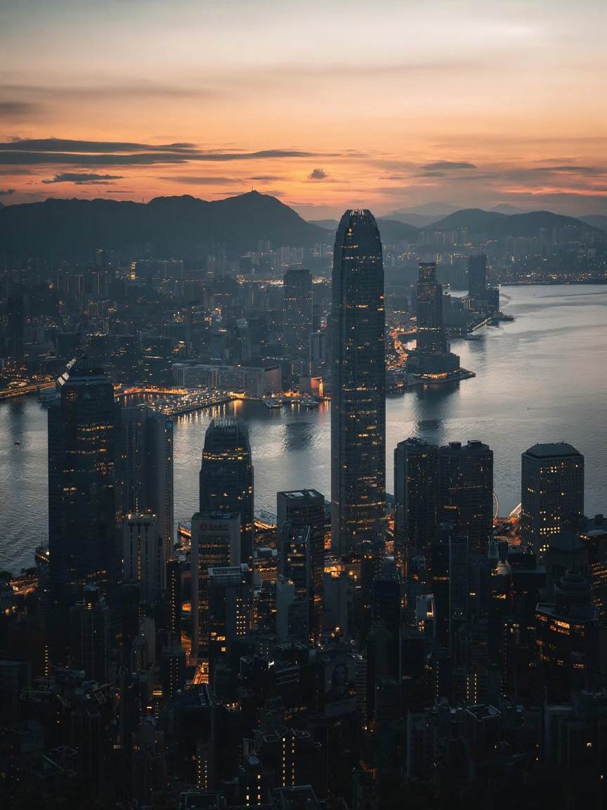 维多利亚港夜景